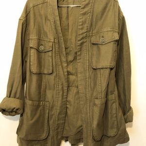 Free People Military Green Jacket Size XS